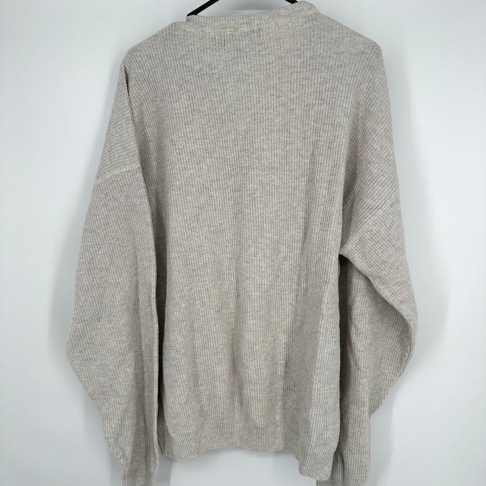 Eddie Bauer Vintage Men's Cream‎ Sweater Size Large